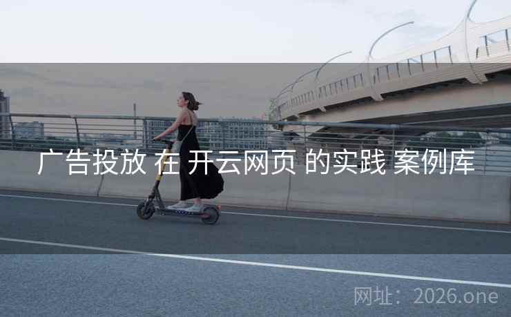 广告投放 在 开云网页 的实践 案例库