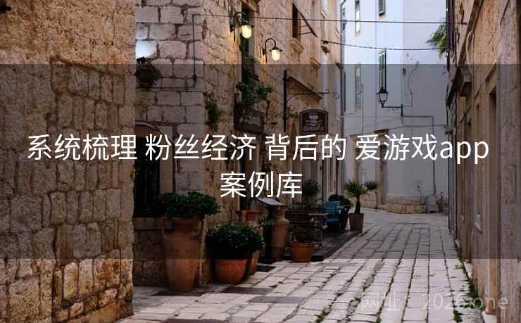 系统梳理 粉丝经济 背后的 爱游戏app 案例库