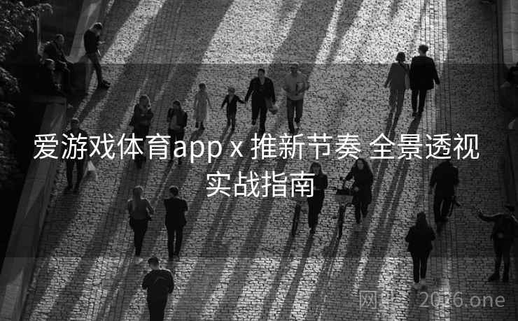 爱游戏体育app x 推新节奏 全景透视 实战指南