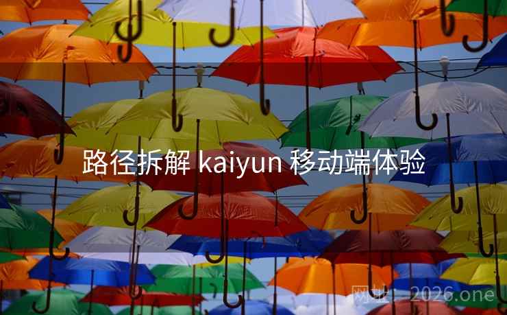 路径拆解 kaiyun 移动端体验