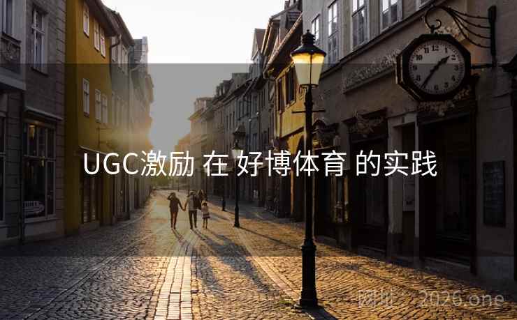 UGC激励 在 好博体育 的实践