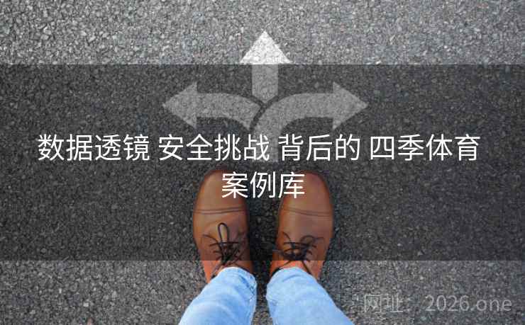 数据透镜 安全挑战 背后的 四季体育 案例库