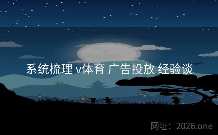 系统梳理 v体育 广告投放 经验谈 系统梳理 v体育 广告投放 经验谈
