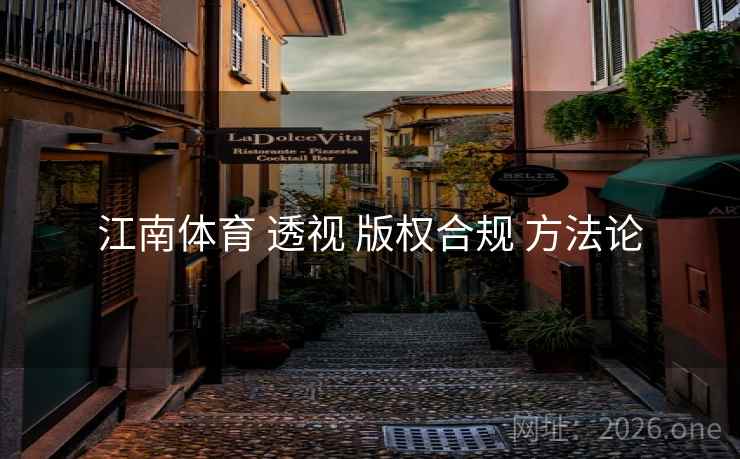 江南体育 透视 版权合规 方法论